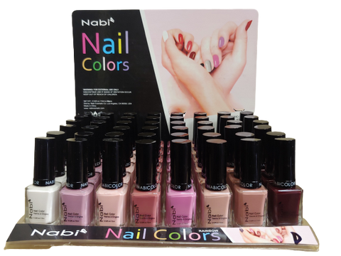 N48R-D 48 PCS NABI 5 NAIL POLISH SET D