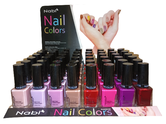 N48R-F 48 PCS NABI 5 NAIL POLISH SET F