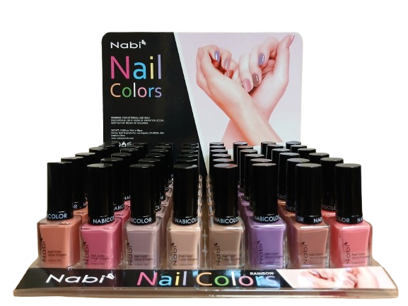 N48R-N(NEW) 48 PCS NABI 5 NAIL POLISH SET N