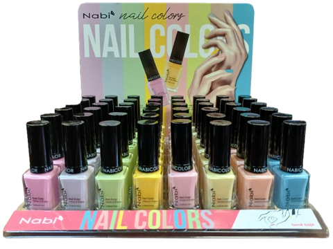 N48R-P 48 PCS NABI 5 NAIL POLISH SET P
