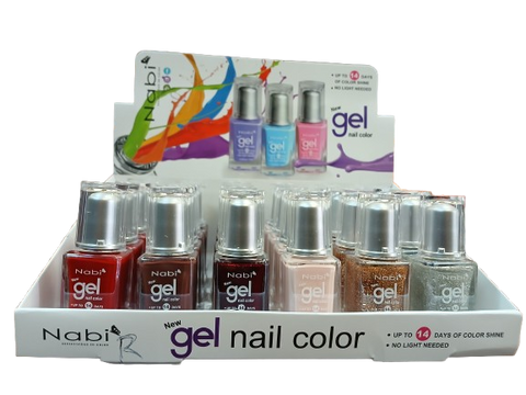 NG24R - 24 PCS NEW GEL NAIL POLISH SET R