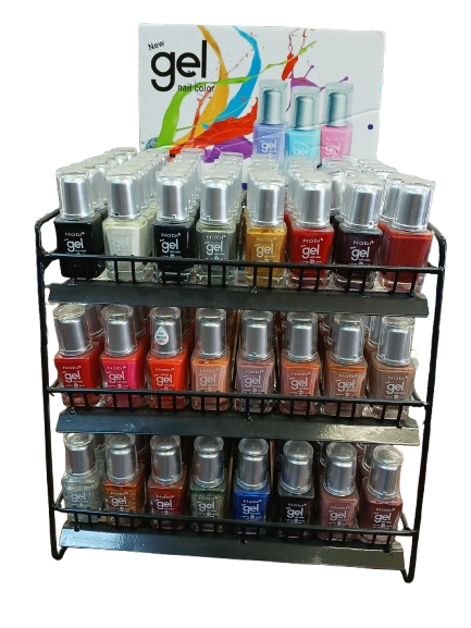 NGD-24A  New Gel Nail Polish 24 Color 144pc Display Set A