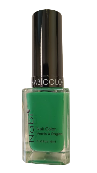 NP120(NEW) - NABI 5 NAIL POLISH DARK GREEN 12Pcs/Pack