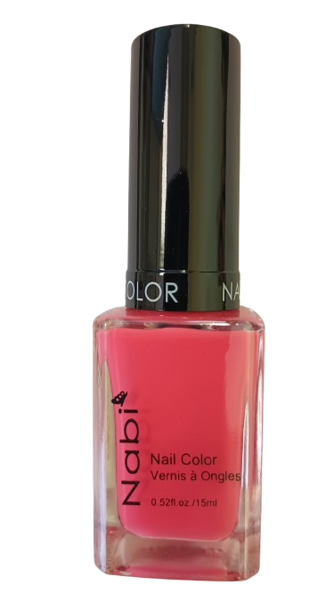 NP62(NEW) - NABI 5 NAIL POLISH CUTE PINK 12Pcs/Pack