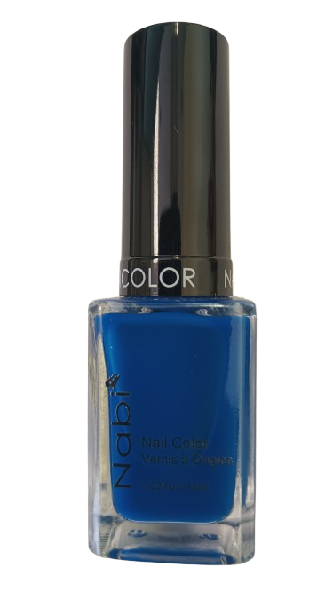 NP63(NEW) - NABI 5 NAIL POLISH REAL BLUE 12Pcs/Pack