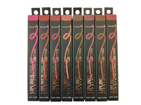 Nabi 8 Pieces, 8 Colors Peel Off Lip Liner Stain, Transfer-proof, Premium Beauty, Highly Pigmented Color (Assorted)