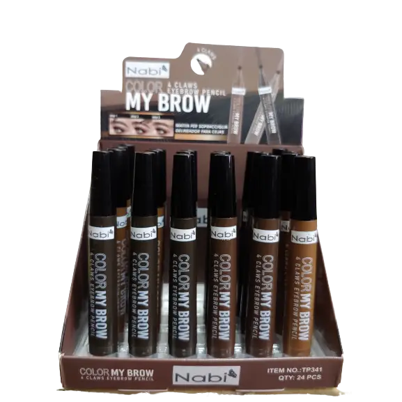 EBL-24 GEL EYEBROW LINER W/4 TIPS SET
