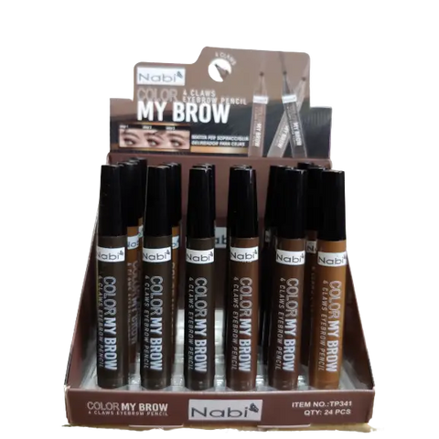 EBL-24 GEL EYEBROW LINER W/4 TIPS SET
