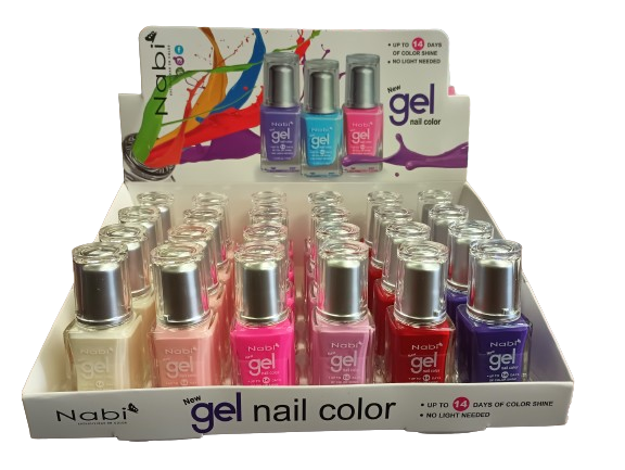 NG24E - 24 PCS NEW GEL NAIL POLISH SET E