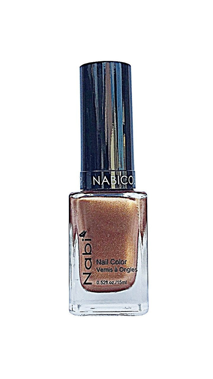 NP107 - Nabi 5 Nail Polish Metallic Cinnamon 12Pcs/Pack