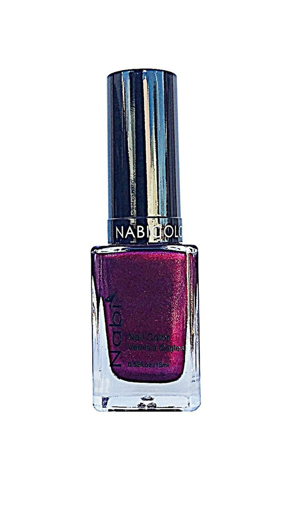 NP108 - Nabi 5 Nail Polish  Metallic Fuschia 12Pcs/Pack