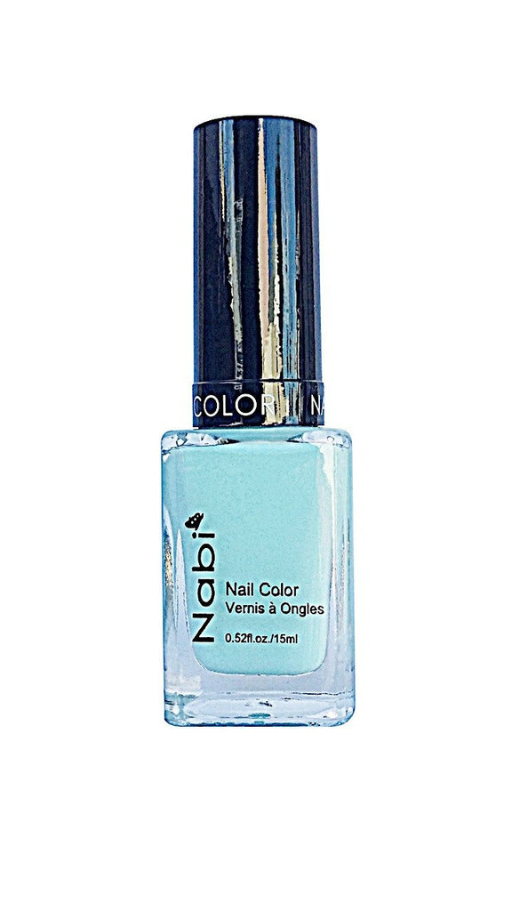 NP113 - Nabi 5 Nail Polish  Volcano Ash Texture Baby Blue 12Pcs/Pack