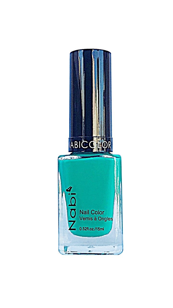 NP123 - Nabi 5 Nail Polish Neon Teal 12Pcs/Pack