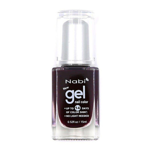 NG12 - New Gel Nail Polish Blackberry 12Pcs/Pack