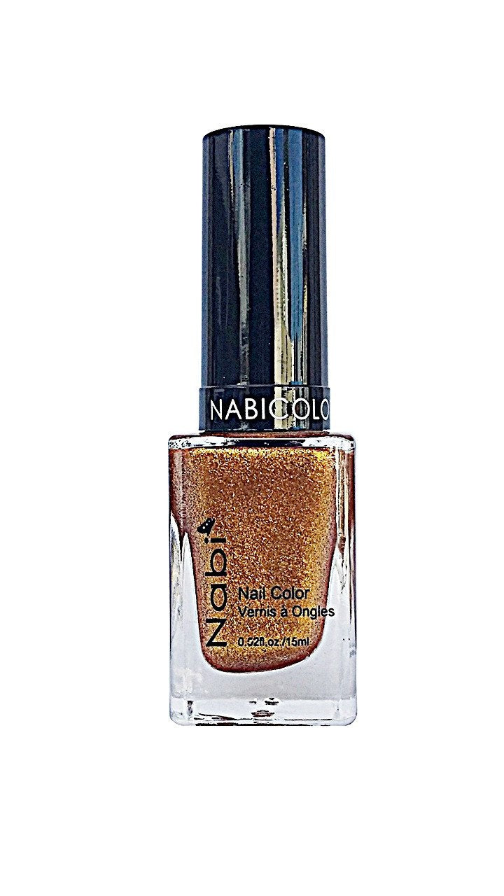 NP130 - Nabi 5 Nail Polish Shinning Gold 12Pcs/Pack