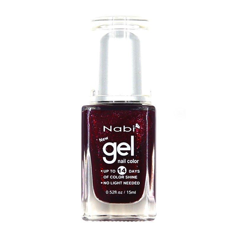 NG18 - New Gel Nail Polish Metallic D. Purple 12Pcs/Pack