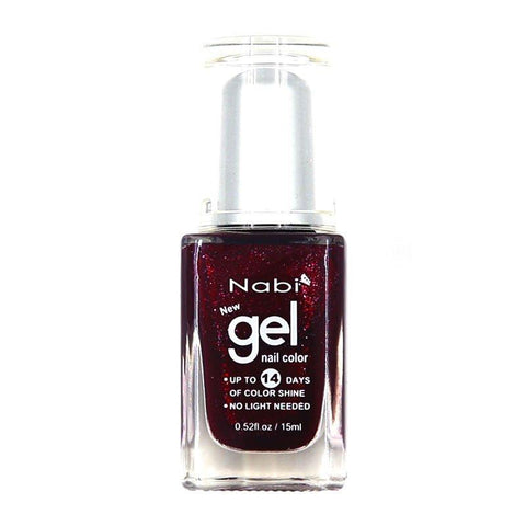 NG18 - New Gel Nail Polish Metallic D. Purple 12Pcs/Pack