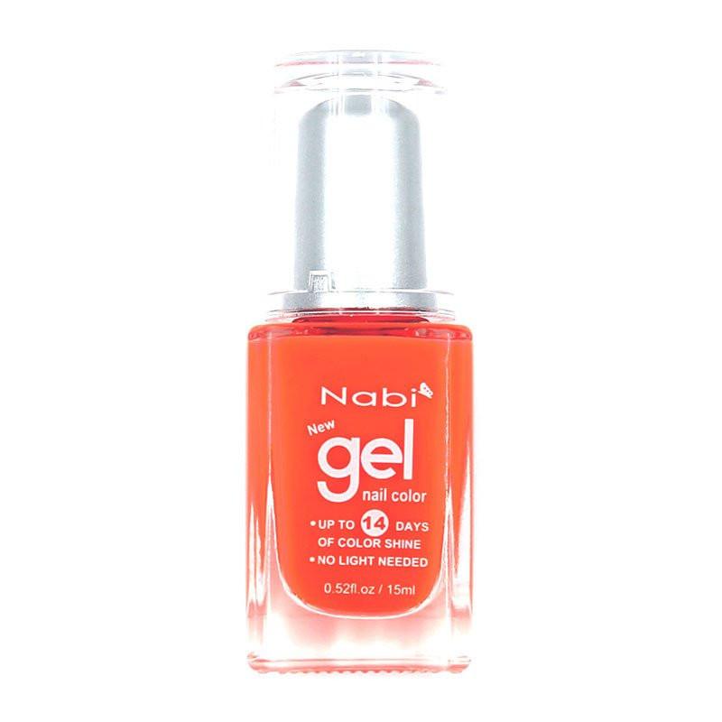 NG21 - New Gel Nail Polish Neon Orange 12Pcs/Pack