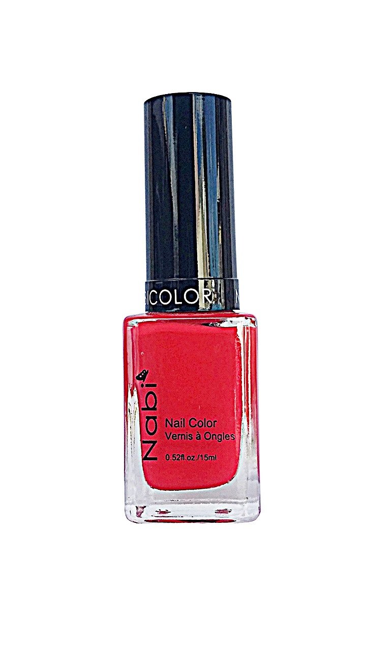 NP22 - Nabi 5 Nail Polish Angel Red 12Pcs/Pack