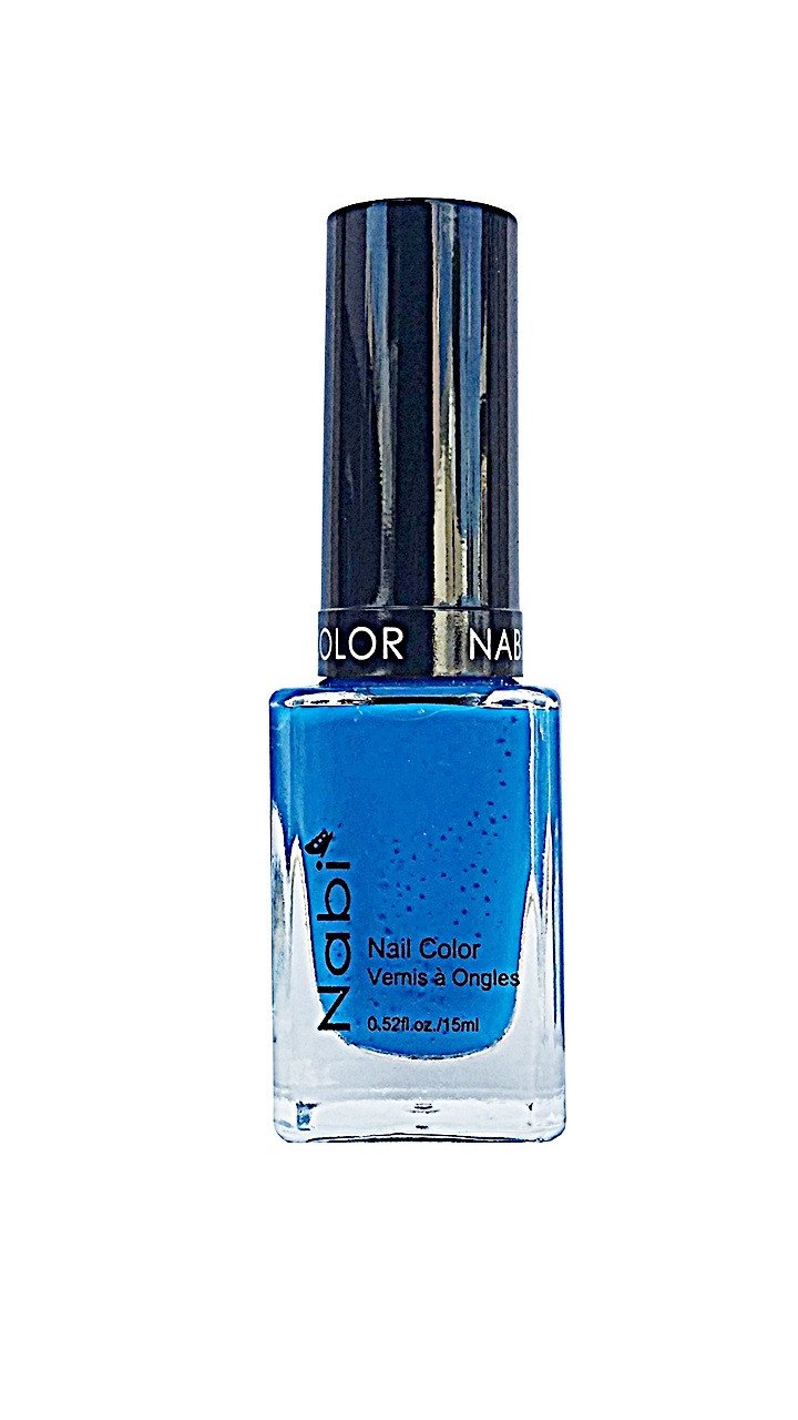 NP33 - Nabi 5 Nail Polish Neon Blue 12Pcs/Pack