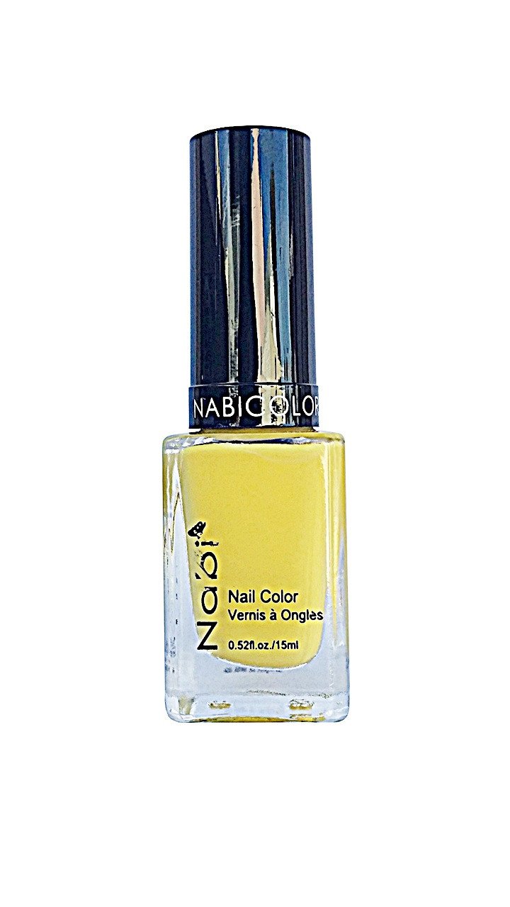 NP42 - Nabi 5 Nail Polish Pastel Yellow 12Pcs/Pack