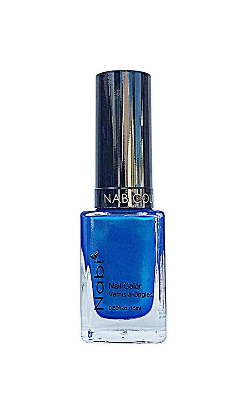 NP51 - Nabi 5 Nail Polish Ocean Blue 12Pcs/Pack