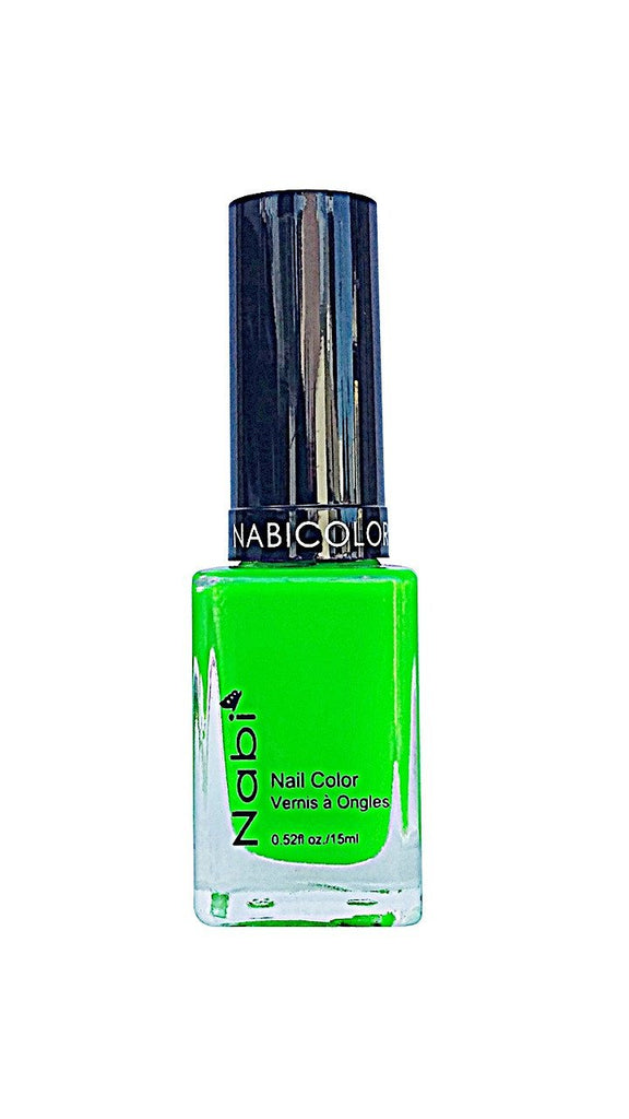 NP55 - Nabi 5 Nail Polish Neon Green 12Pcs/Pack