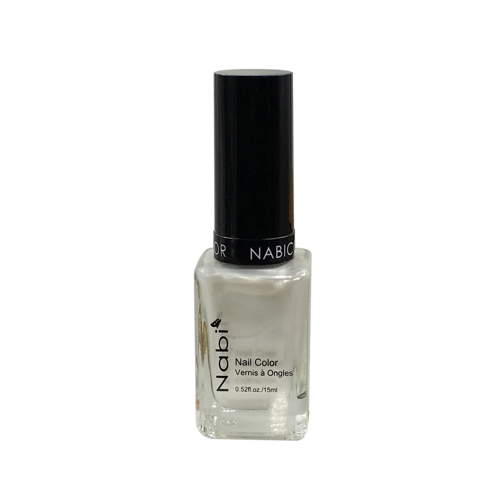 NP76 - NABI 5 NAIL POLISH WHITE FROST 12Pcs/Pack