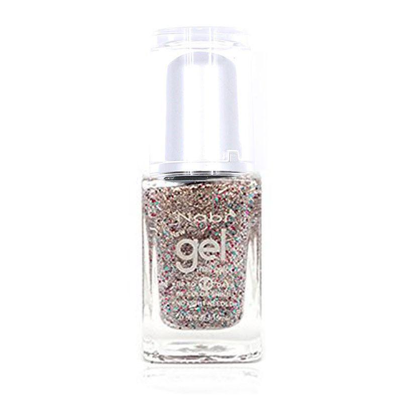 NG83 - New Gel Nail Polish New Silver Glitter 12Pcs/Pack