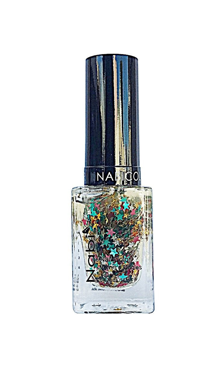 NP85 - Nabi 5 Nail Polish Star Glitter 12Pcs/Pack