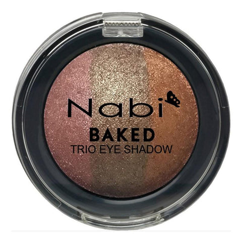 TE08 - BAKED TRIO EYESHADOW ESPRESSO 12PCS/PACK