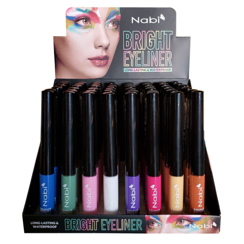 48PCS BRIGHT EYELINER DISPLAY SET (BEL-48)