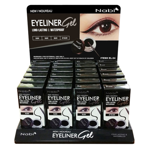 EL-24 GEL EYELINER 24PCS / SET