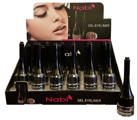 GEL B - Gel Eyeliner Black 24Pcs Set