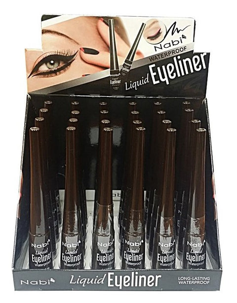 LE 03 - LIQUID EYELINER 24PCS Pack DARK BROWN