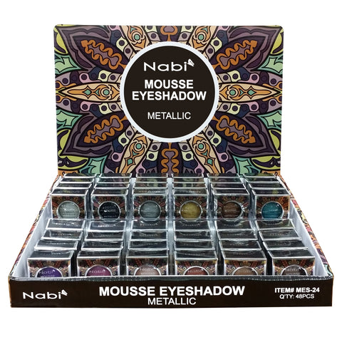 MES-48 NABI MOUSSE EYESHADOW METALLIC 4DZ / SET