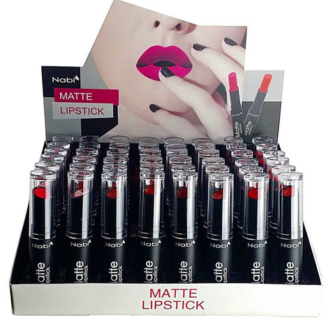 MLS48 A- MATTE LIPSTICK 8 COLORS 48pcs SET A