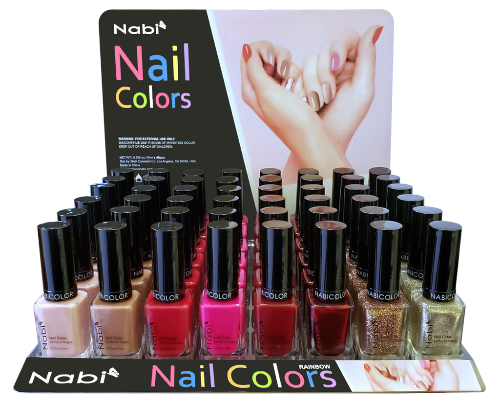 N48R-E 48 PCS NABI 5 NAIL POLISH SET E