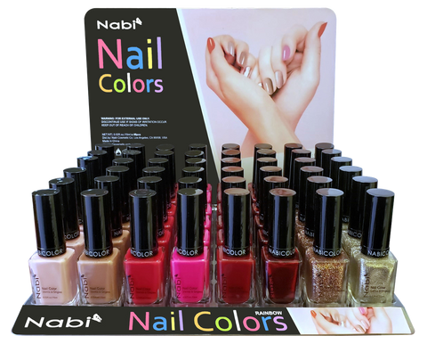 N48R-E 48 PCS NABI 5 NAIL POLISH SET E