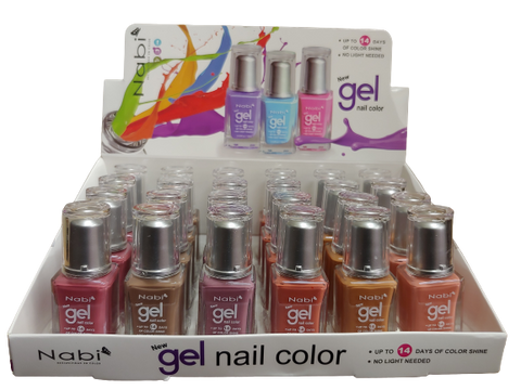 NG24D - 24 PCS NEW GEL NAIL POLISH SET D