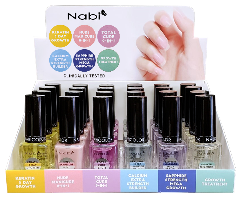 NT24-24PCS NAIL TREATMENT DISPLAY SET