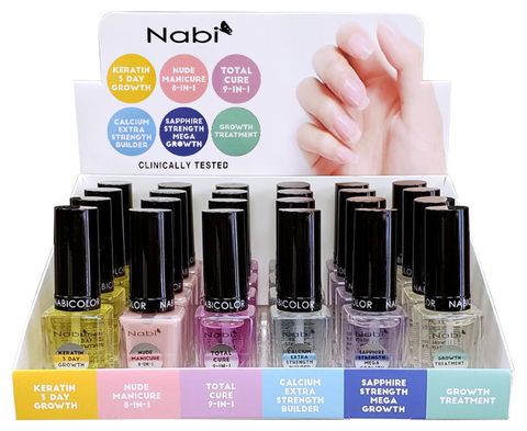 NT24-24PCS NAIL TREATMENT DISPLAY SET