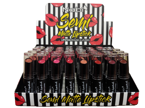 48PCS SEMI MATTE LIPSTICK DISPLAY SET (SMLS-48)