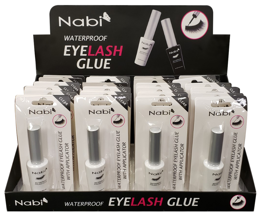 GD24 - WATERPROOF EYELASH GLUE WHITE 24PCS / PACK