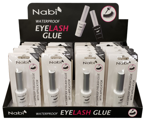 GD24 - WATERPROOF EYELASH GLUE WHITE 24PCS / PACK
